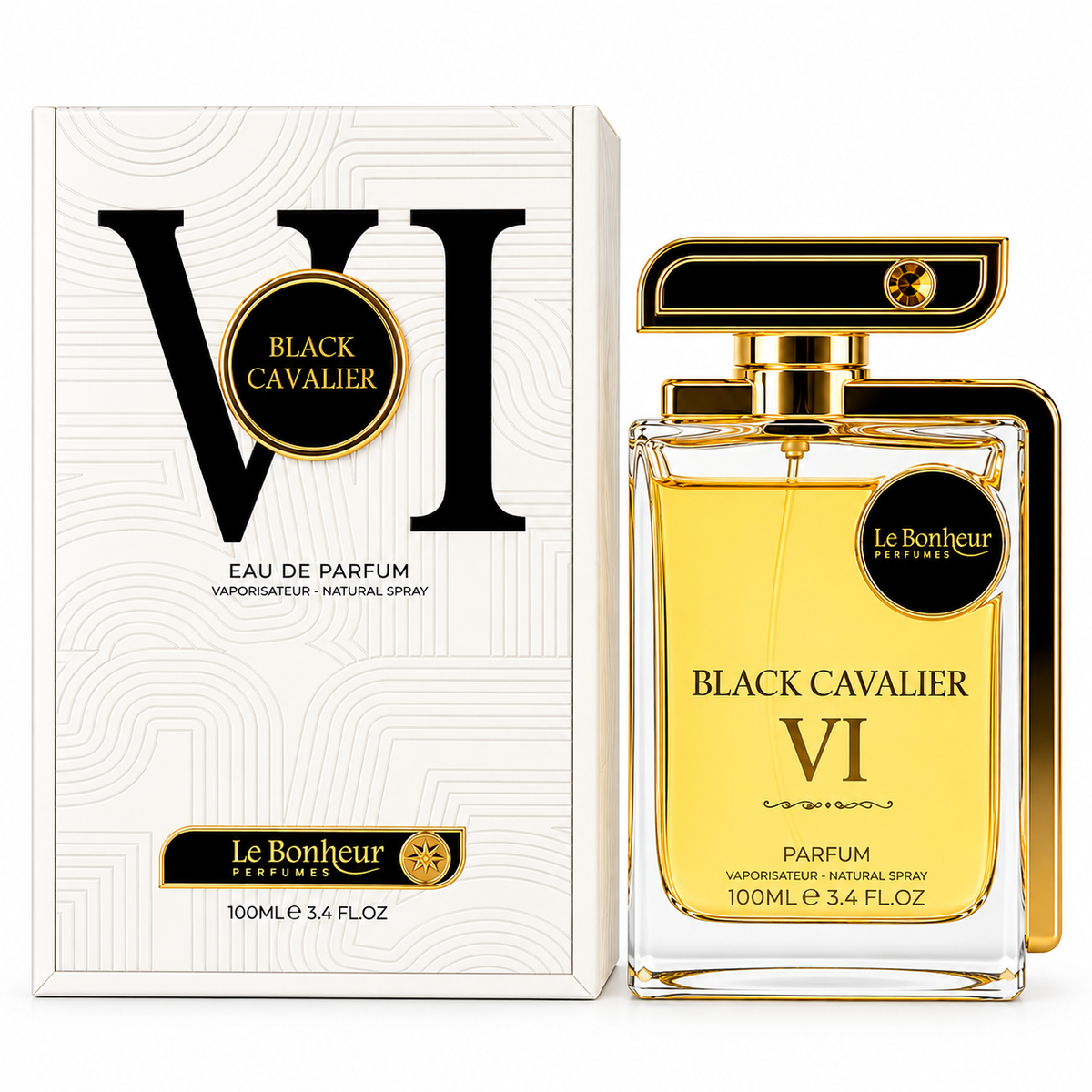 Le Bonheur Black Cavalier VI Eau de Parfum 100ml
